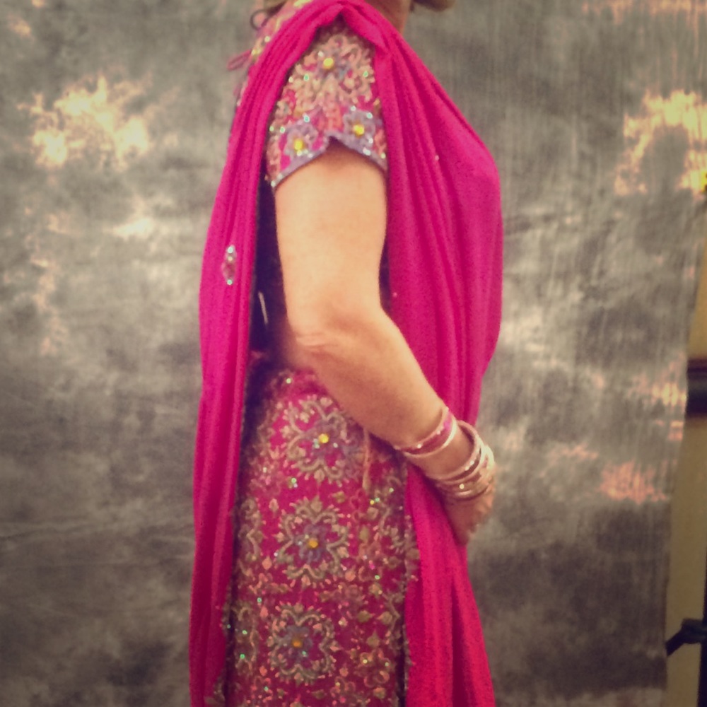 Lenga - fully beaded skirt and top